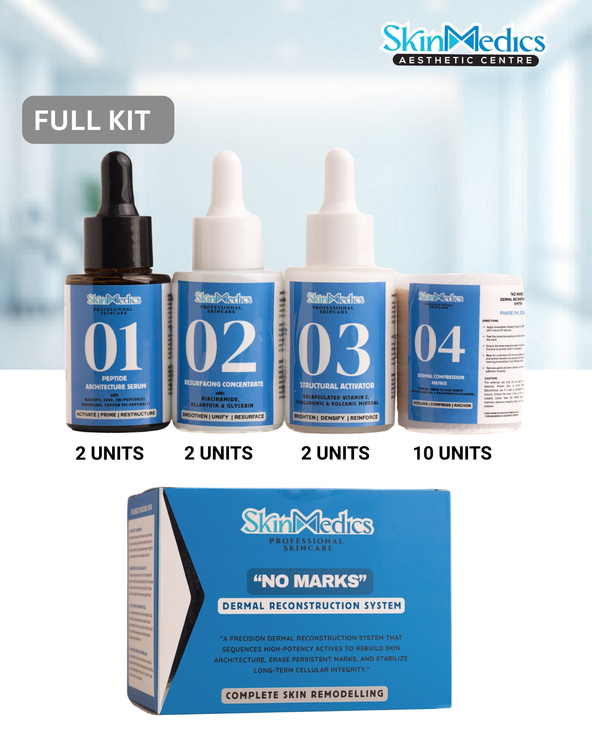 'NO MARKS' Dermal Reconstruction System(FULL SET) - Image 7